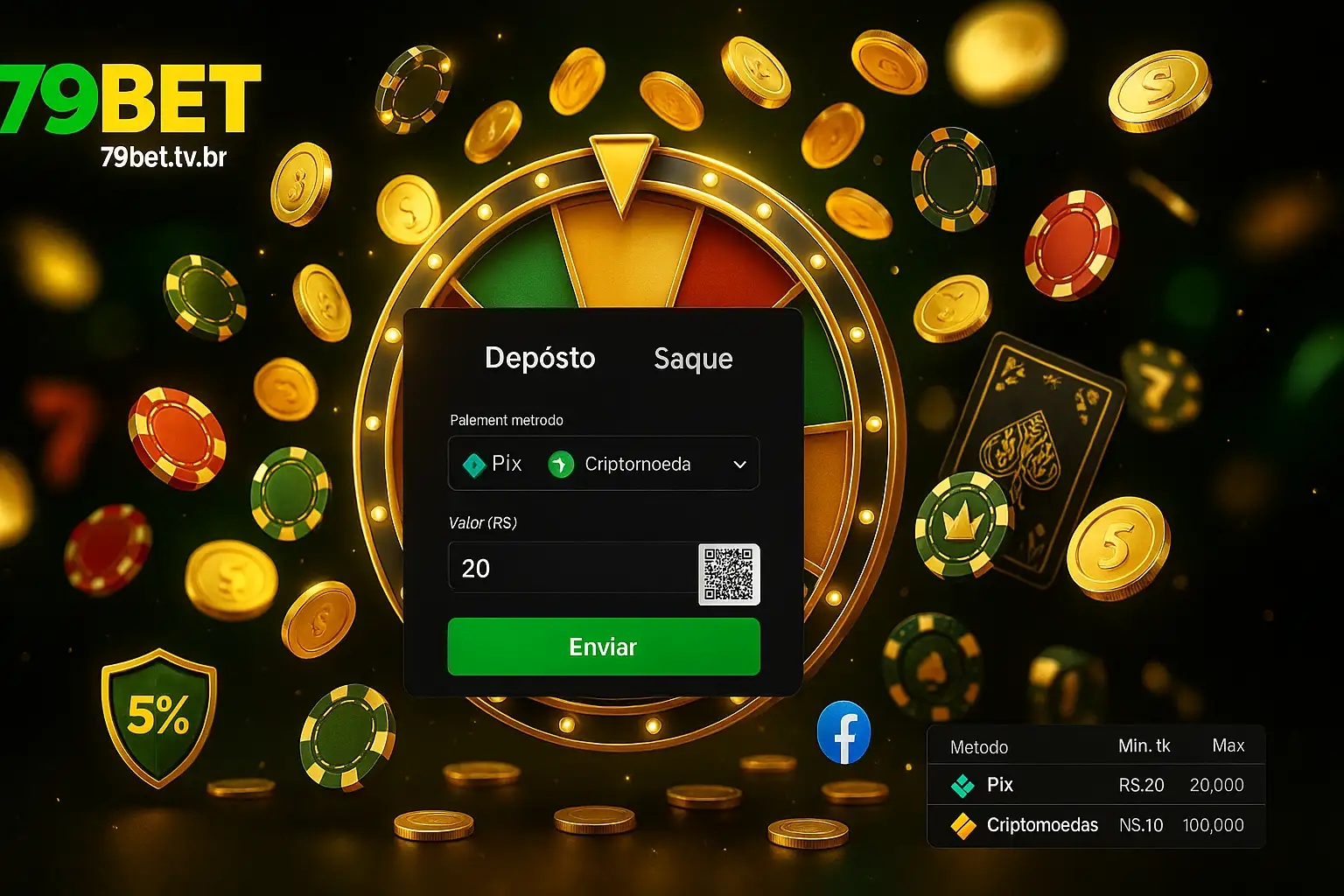 79bet: Deposite e Retire com Pix ou Cripto em Apenas 3 Minutos 2 Retire Seus Ganhos com Facilidade no 79bet